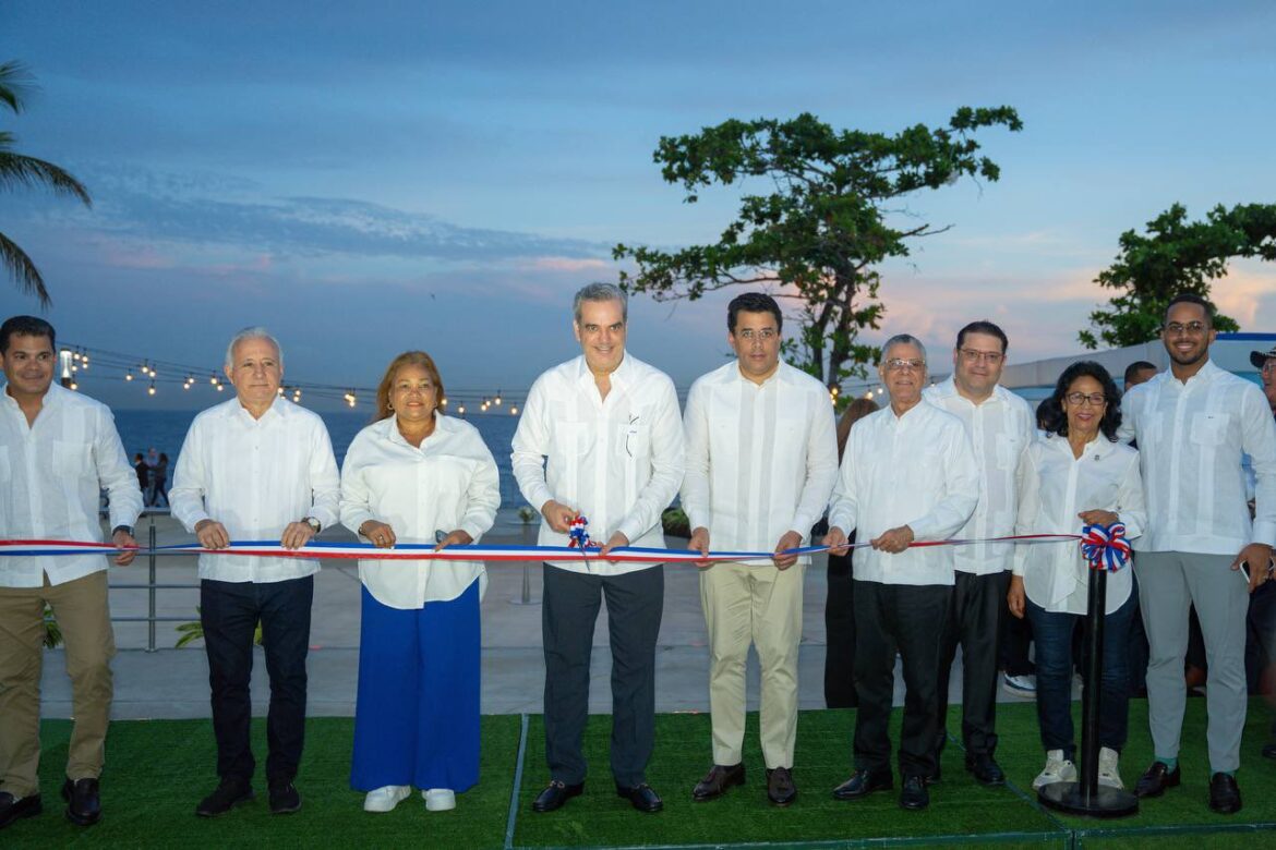 Inauguran primera etapa del malecón de SDE con inversión superior a RD$310 millones