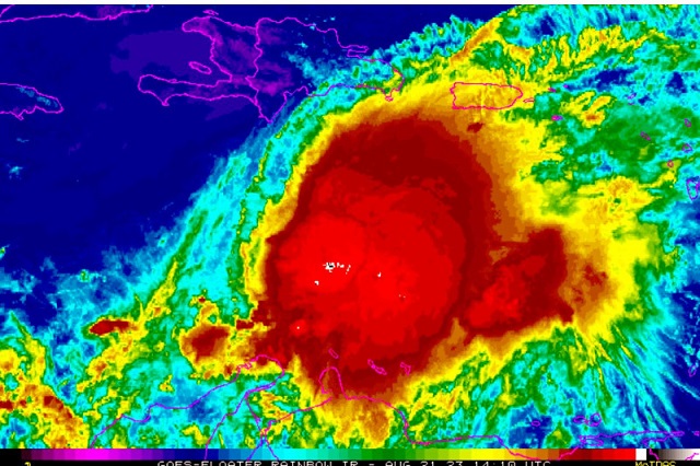 Tormenta Franklin dejaría inundaciones, deslizamientos de tierra y crecida de ríos