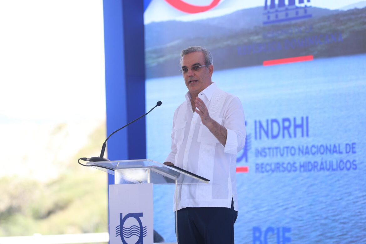 Presidente Abinader inaugura presa Monte Grande y la define como la mayor obra hidráulica del Caribe