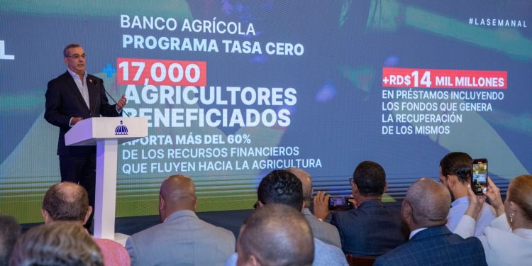 Abinader afirma que el país produce el 90.6% de los alimentos que consumen los dominicanos