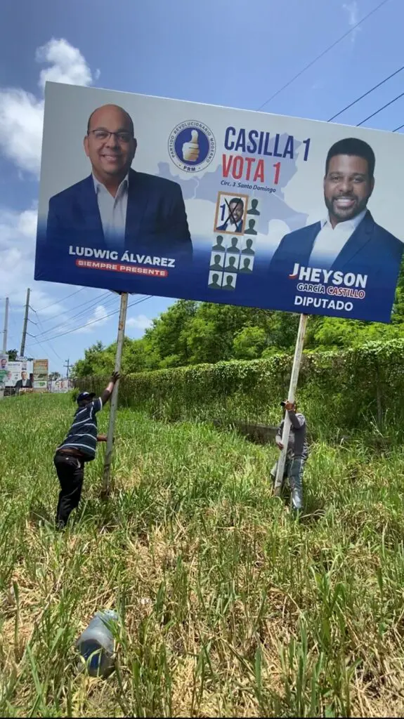 Ludwig Álvarez inicia jornada de desmonte de publicidad en apoyo a Jheyson García