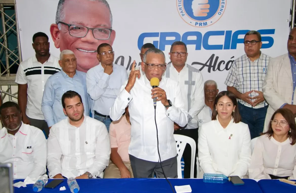 Dirigentes del PRM reconocen a Venancio Alcántara como líder de las bases del partido