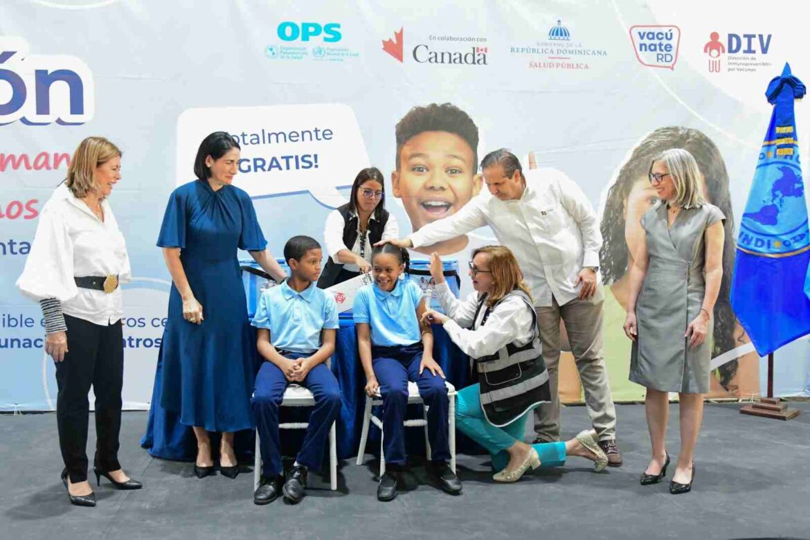 Inician jornada de vacunación contra el VPH, difteria y tétanos en las escuelas