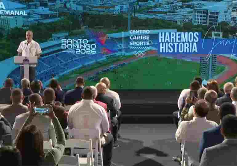 Presidente Abinader dice RD hará historia con los XXV Juegos Centroamericanos y del Caribe 2026