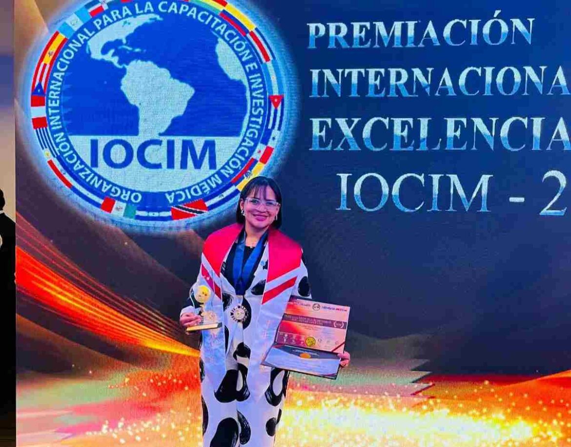 Doctora Alillenska Ceballo recibe premio internacional de la OICIM
