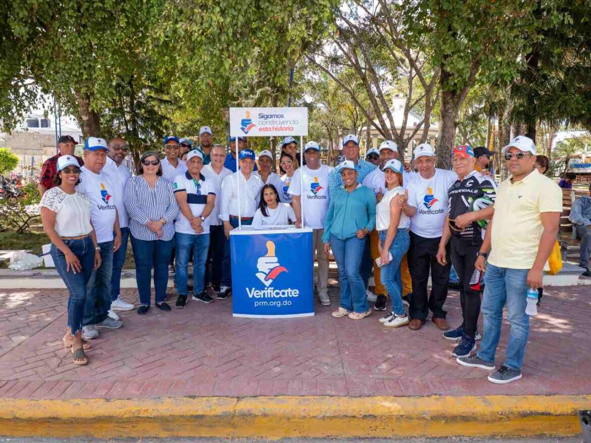 PRM concluye jornada “Verifícate” para actualizar su padrón con miras a las elecciones de 2028