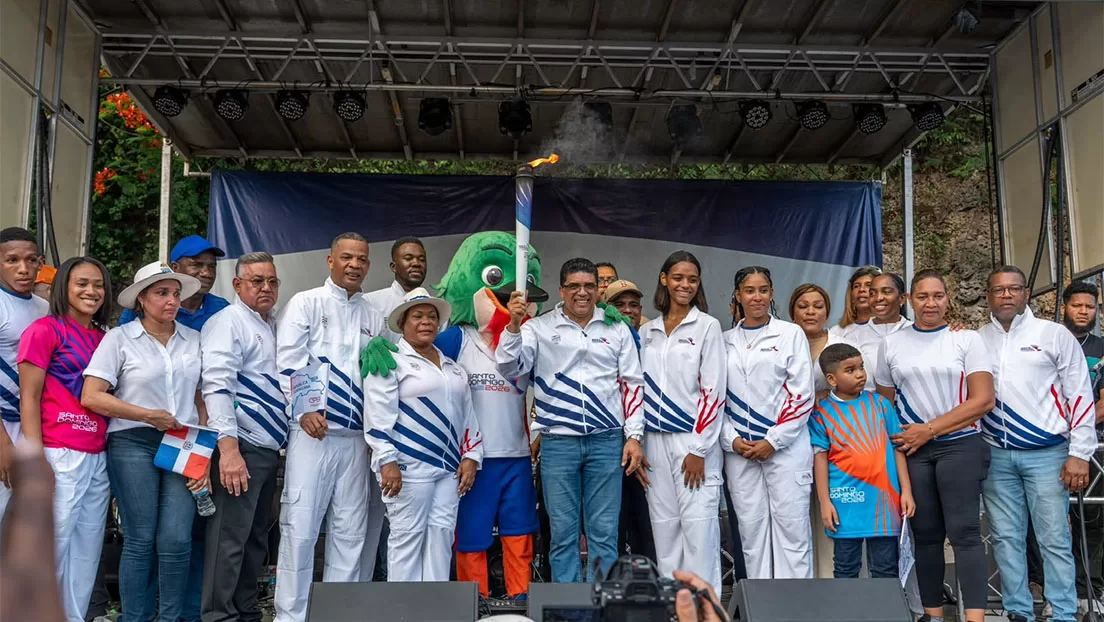 La antorcha llega a Santo Domingo Este, futura casa de más de 6,000 atletas